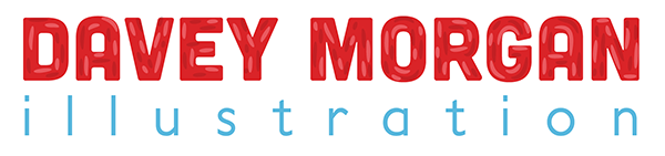 Davey Morgan Illustration logo | Illustrator in Greenville, SC
